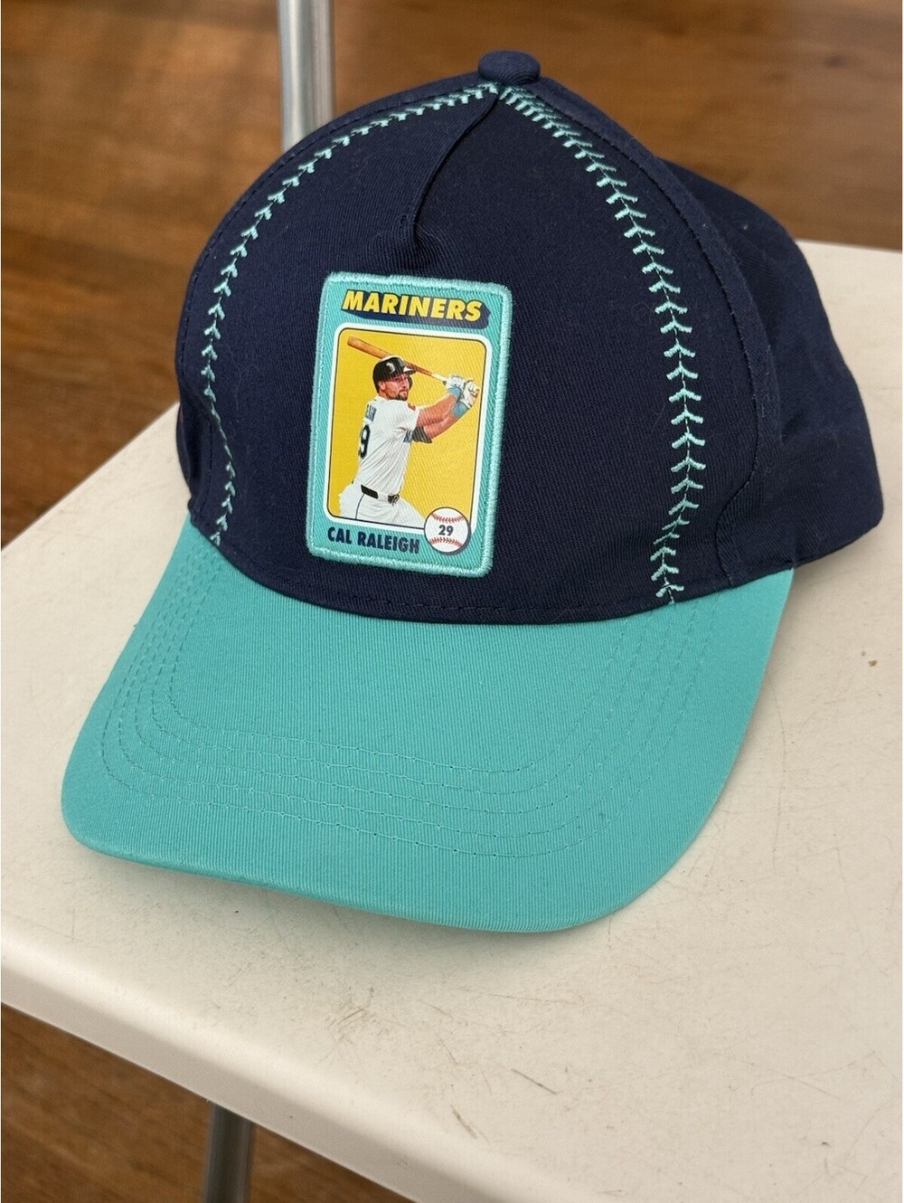 Seattle Mariners Julio Rodriguez Boys Baseball Cap Blue/Green